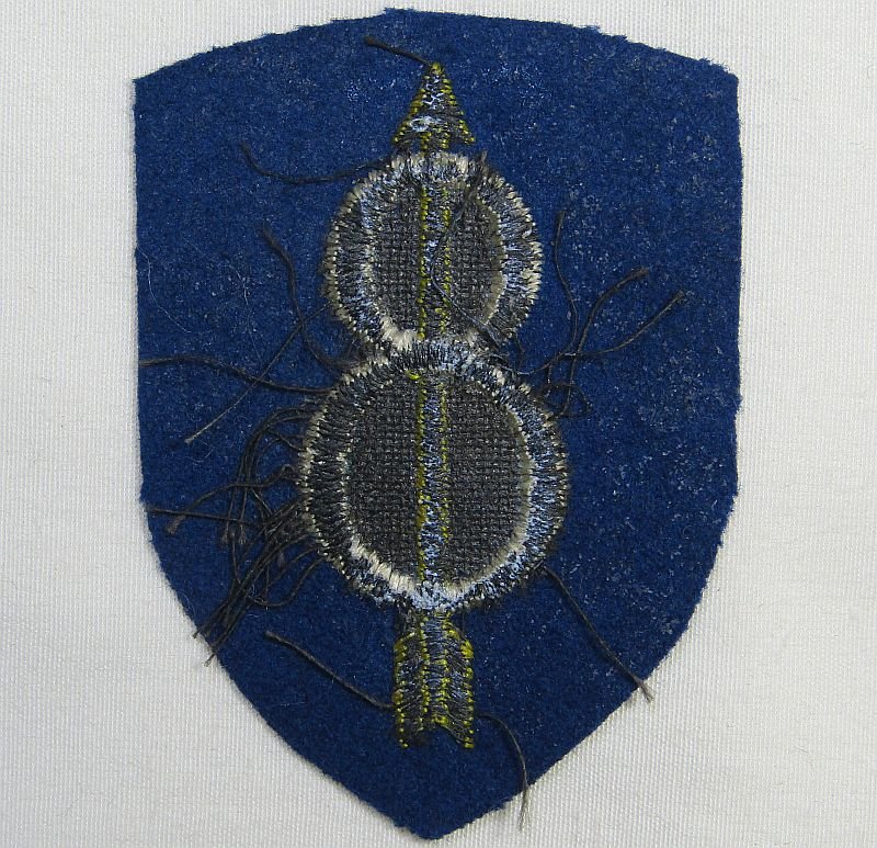 WWII 8th Infantry Division Patch on Wool — image 2