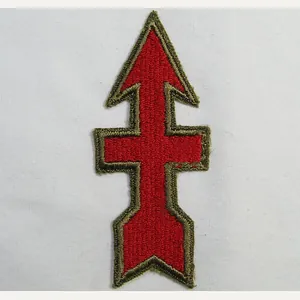 WWII 32nd Infantry Division OD Border Greenback Patch