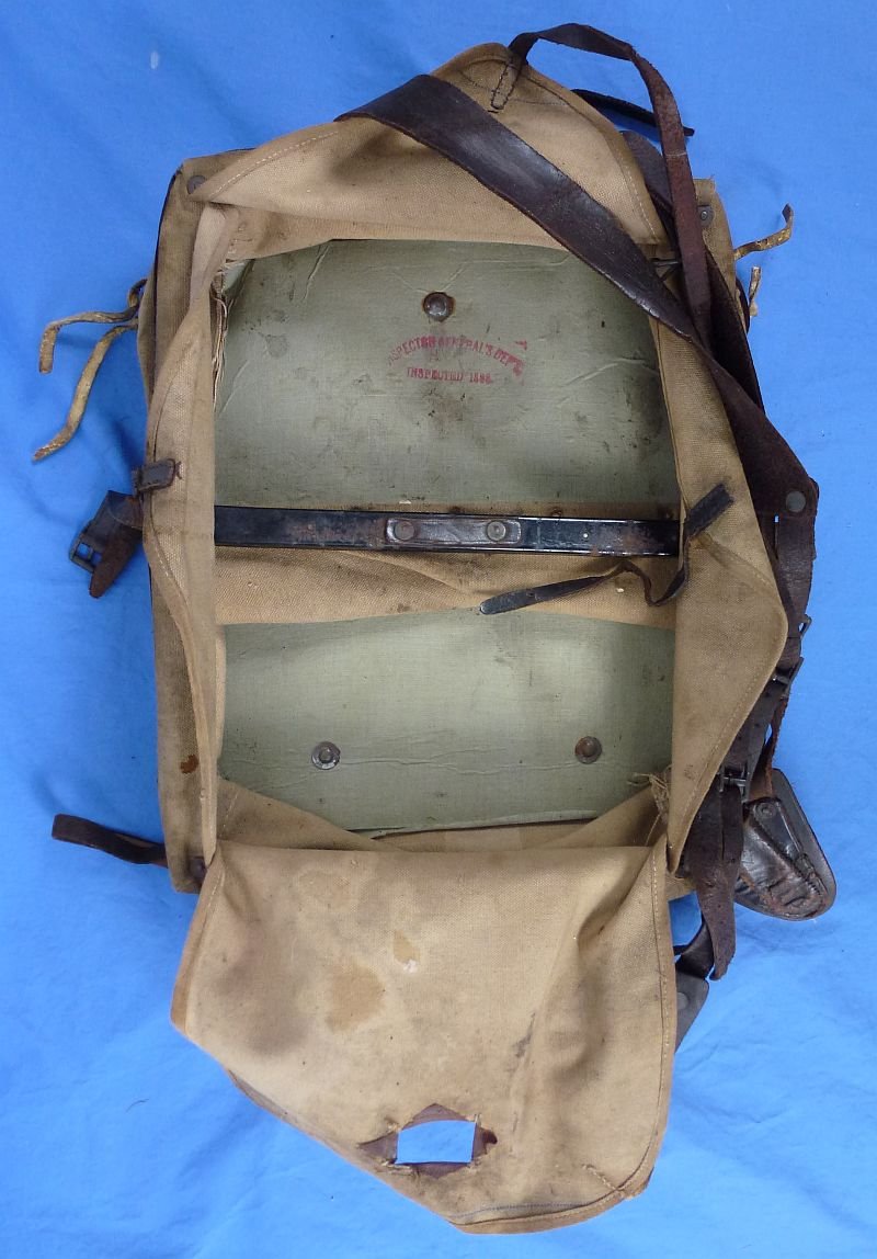 1898 Dated 'Merriam Patented' Knapsack — image 3