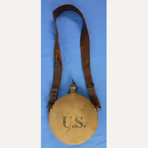 Model 1878 U.S. Army Indian Wars Canteen with Leather Shoulder …