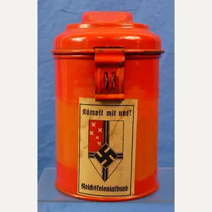 Third Reich Reichskolonialbund Donation Collection Can