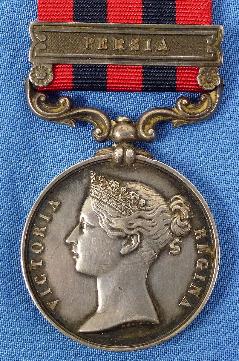 British 1854 India General Service Medal with 'Persia' Clasp to an Artillery Gunner — image 2
