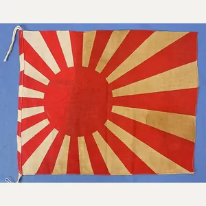 Small WWII Japanese Imperial Navy Rising Sun Flag