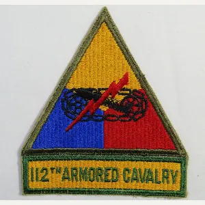 112th Armored Cavalry One-Piece Patch