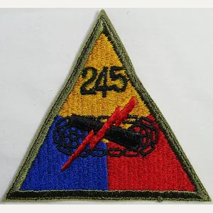 WWII 245th Tank Battalion Patch
