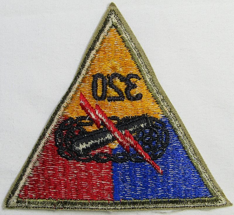 WWII 320th Tank Battalion Patch — image 2