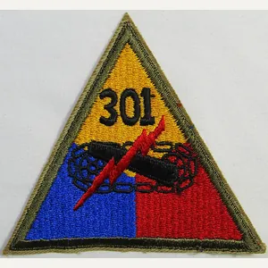 WWII 301st Tank Battalion Patch