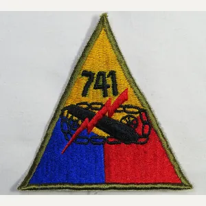 741st Tank Battalion Patch