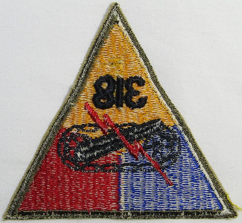 318th Tank Battalion Patch — image 2