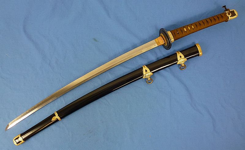 Japanese Navy Officer Type 97 Kai Gunto Sword — image 2