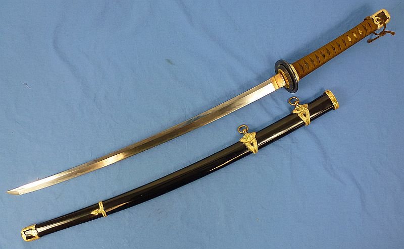 Japanese Navy Officer Type 97 Kai Gunto Sword — image 3