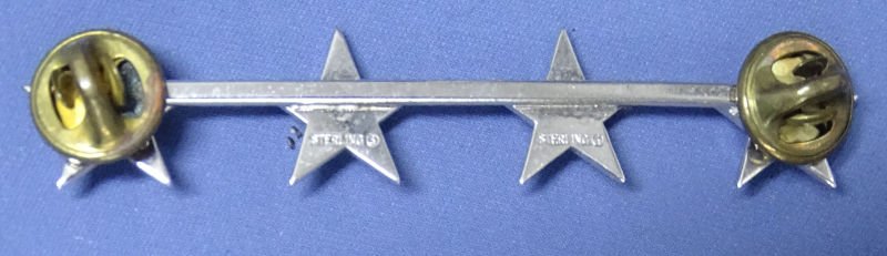 U.S. Army 4 Star General Sterling 3 inch Collar Insignia — image 2