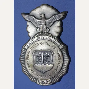 U.S. Air Force Security Police Badge