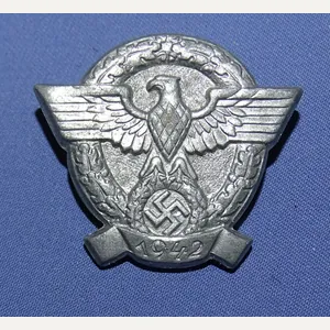 1942 German Police Lapel Badge