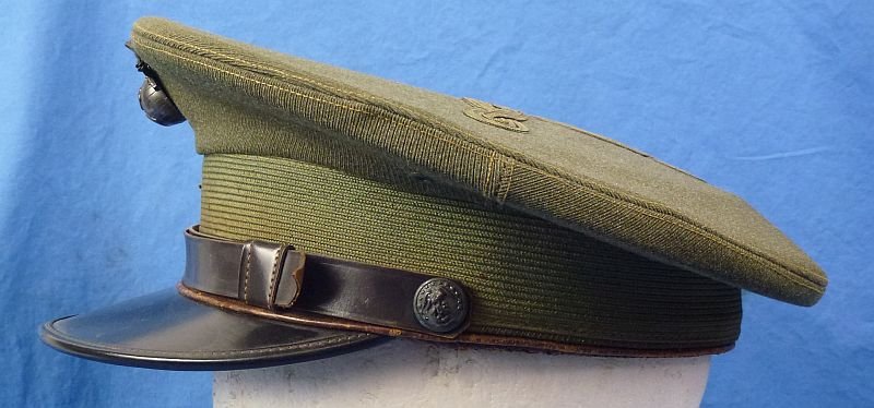 WWII U.S. Marine Corps Officer Visor Cap – Okinawa Combat Veteran — image 5