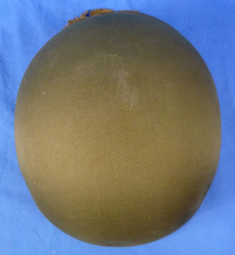 WWII Front Seam Fixed Bale M1 Combat Helmet with Hawley Liner — image 11