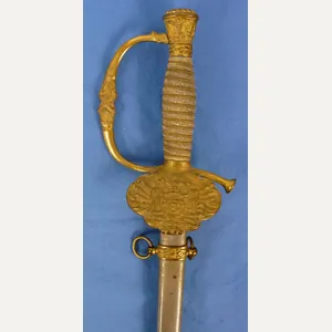 Sons of Veterans Sword with Etched Blade