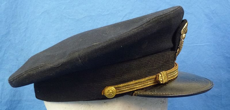 WWII U.S. Navy Officer Visor Cap from 'Submarine Base Pearl Harbor' — image 3