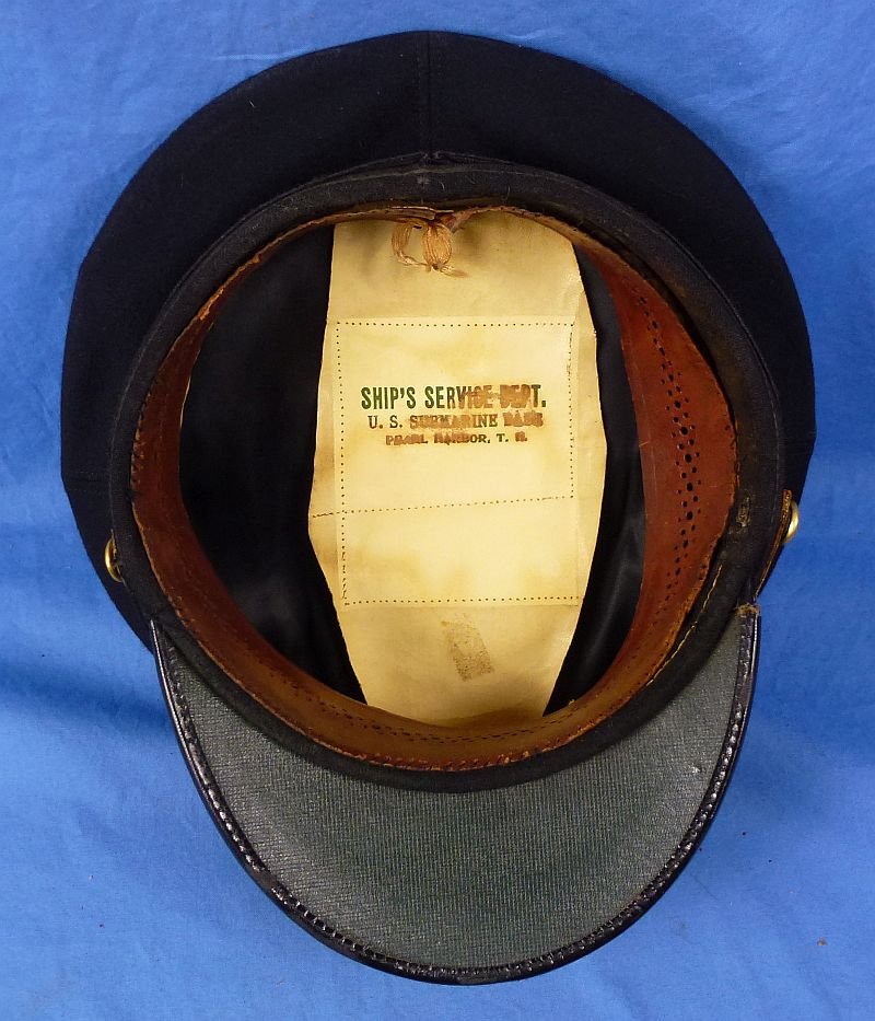 WWII U.S. Navy Officer Visor Cap from 'Submarine Base Pearl Harbor' — image 7