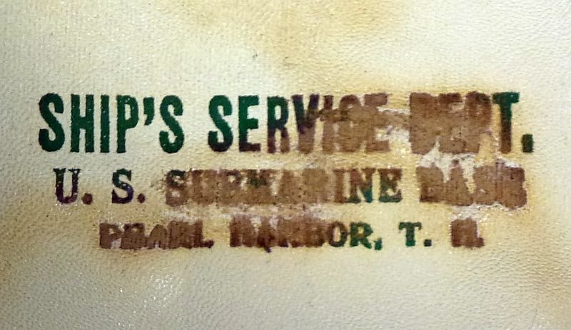 WWII U.S. Navy Officer Visor Cap from 'Submarine Base Pearl Harbor' — image 8