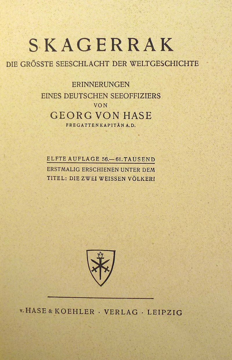 1920 German Book on the Battle of Jutland: 'Skagerrak: Die größte Seeschlacht der Weltgeschichte' ('Skagerrak: The Greatest Naval Battle in World History') — image 3