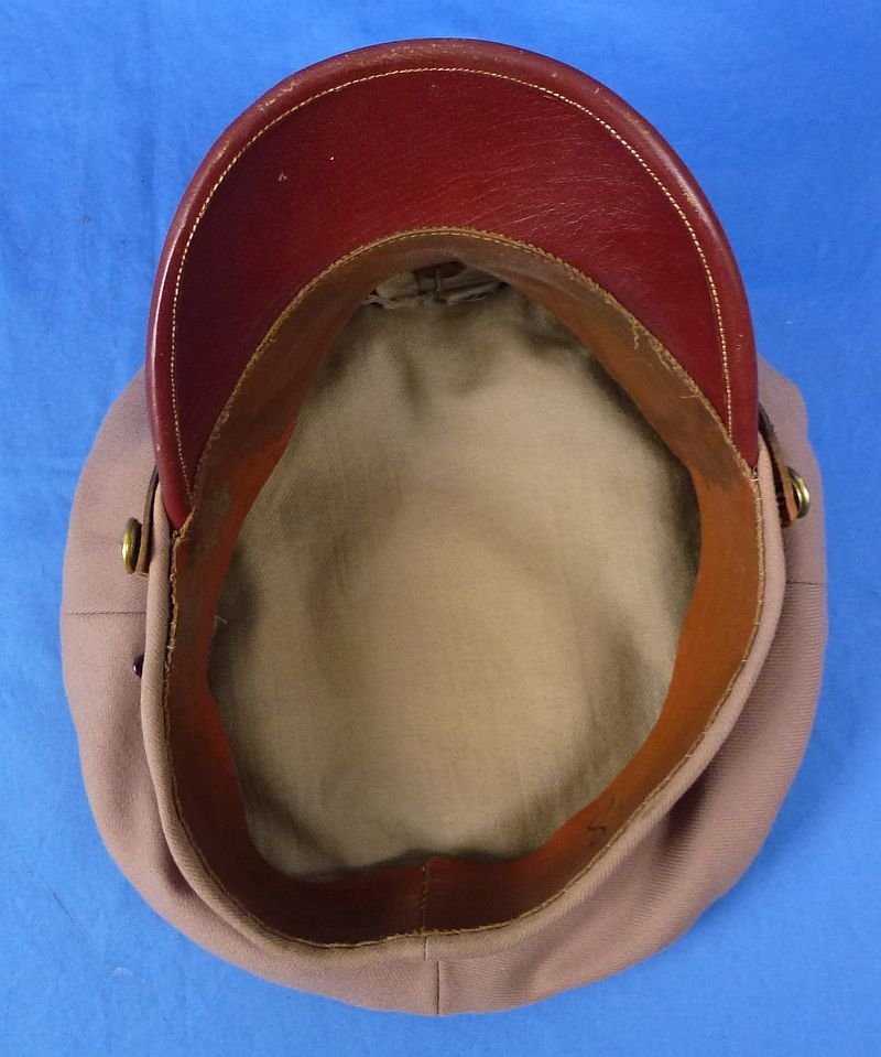 WWII Army Air Force EM/NCO 'Pink' Visor Cap — image 7