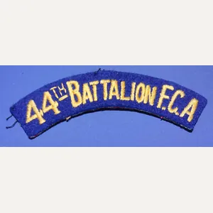 Irish 44th Battalion F.C.A. Shoulder Title