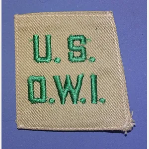 WWII Office Of War Information Shoulder Strap Slide