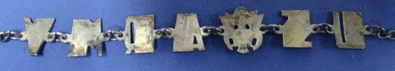 WWII 'US Army' Sterling Sweetheart Bracelet — image 2