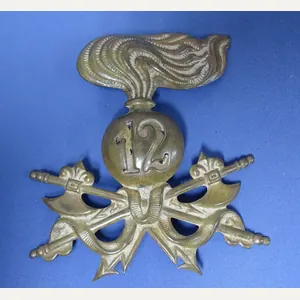 WWII Italian Army Engineers Hat Insignia