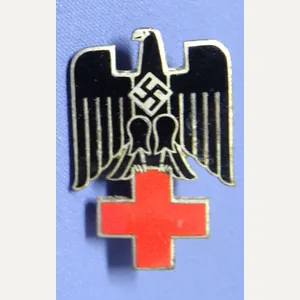 WWII German Red Cross Visor Cap Insignia