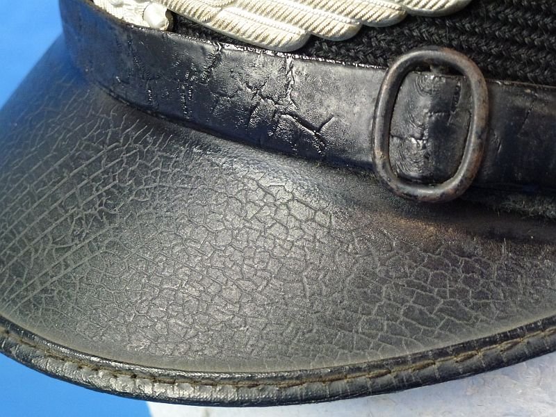 WWII Luftwaffe Flak EM/NCO Visor Cap — image 6