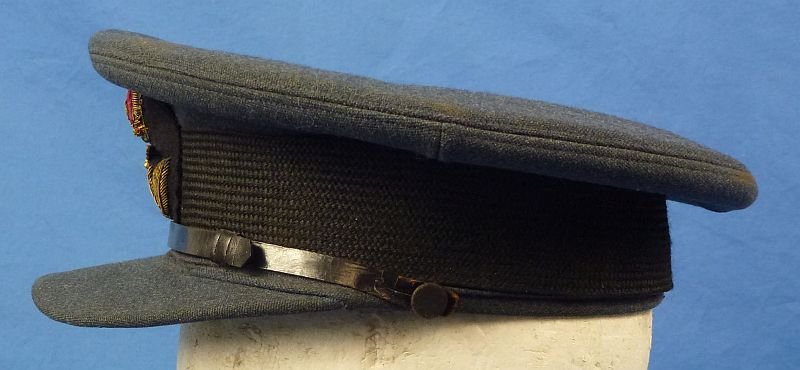 WWII British Royal Air Force Officer Visor Cap — image 5
