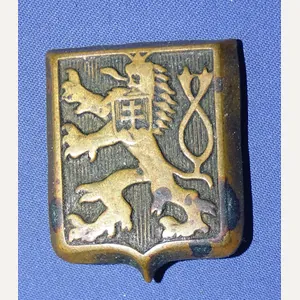 WWII Czech Army In Exile Cap Badge