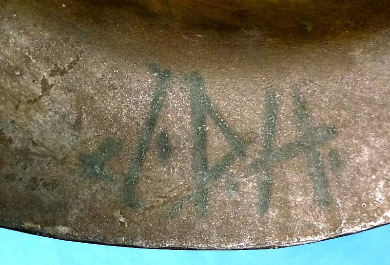 WWI Painted U.S. Army 36th Division British Brodie Helmet — image 7