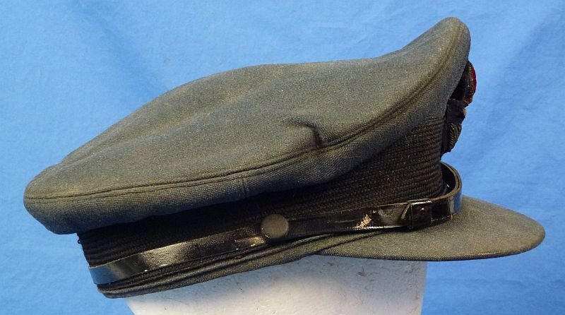 Named WWII British Royal Air Force Officer Visor Cap — image 3