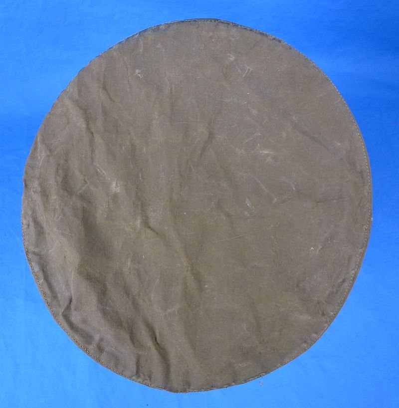 WWI Army Officer Visor Cap with Rain Cover — image 6