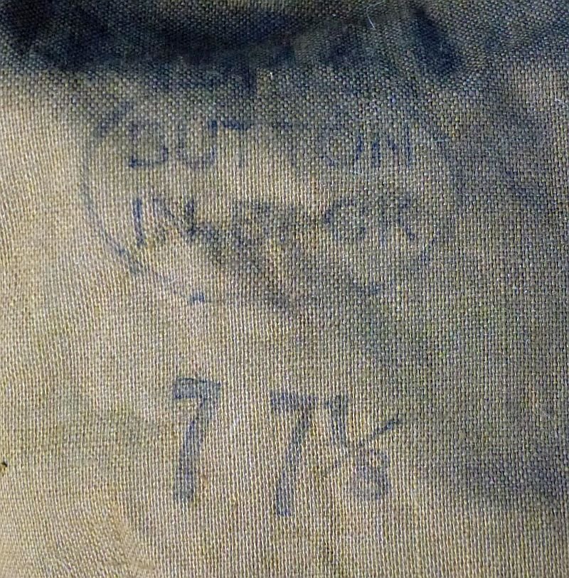 WWI Army Officer Visor Cap with Rain Cover — image 7