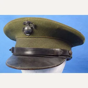 Named WWII U.S. Marine Corps Aviator Officer's Visor Cap of …