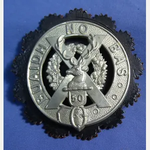 Canadian 50th Gordon Highlanders Bonnet Badge