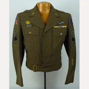 Named WWII Army Air Force CBI Navigator Technical Sergeant Ike …