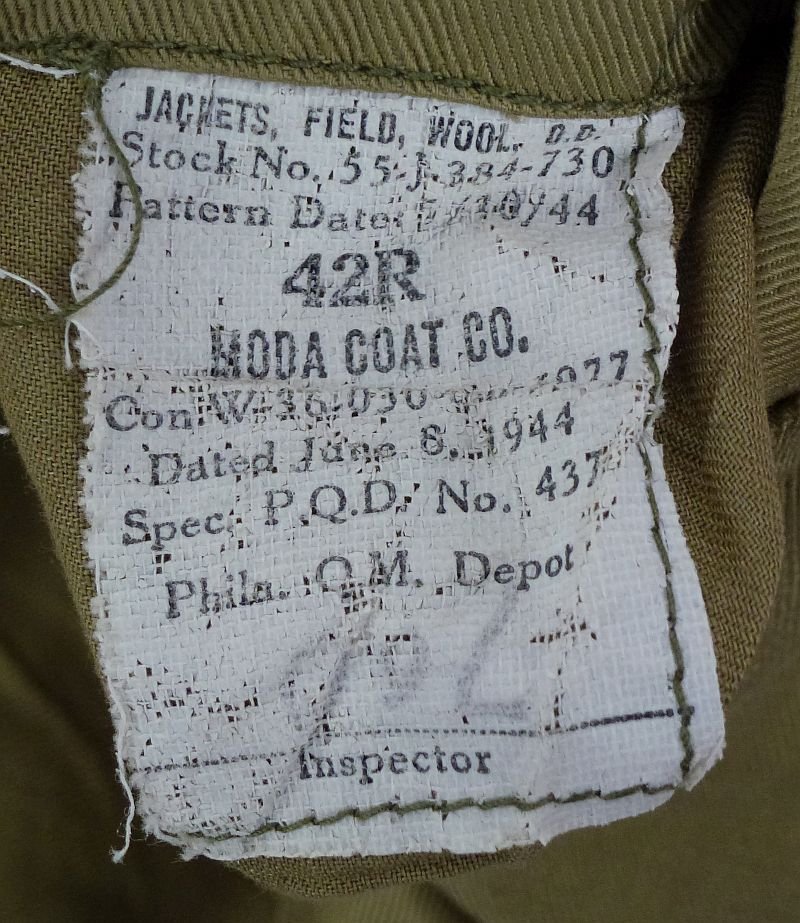 WWII 13th Airborne Division / Austrian Occupation Forces Ordnance Technical Sergeant Ike Jacket with Laundry Mark — image 11