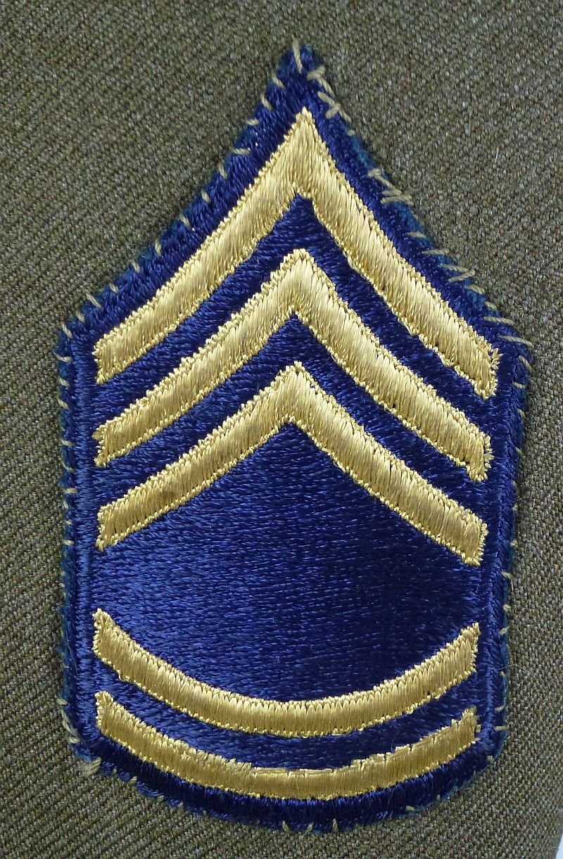 WWII 13th Airborne Division / Austrian Occupation Forces Ordnance Technical Sergeant Ike Jacket with Laundry Mark — image 5
