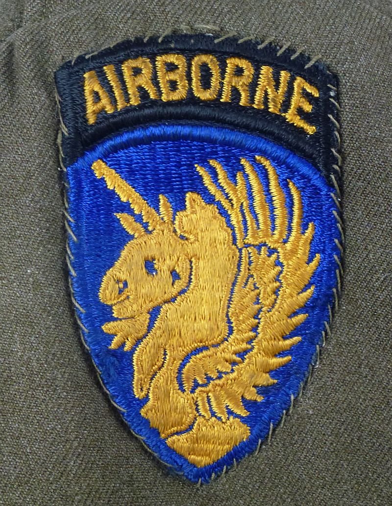 WWII 13th Airborne Division / Austrian Occupation Forces Ordnance Technical Sergeant Ike Jacket with Laundry Mark — image 8