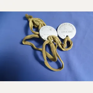 Pair WWI Dog Tags – Eugene Dear