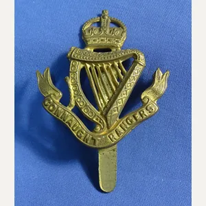 WWI British Connaught Rangers Hat Badge
