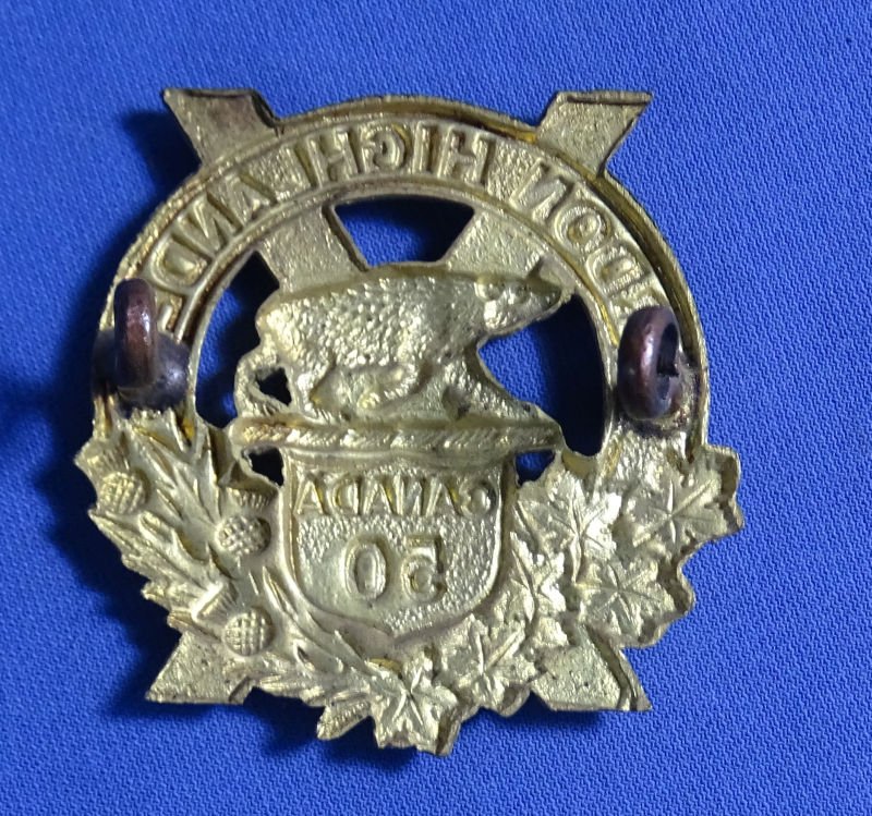 WWI Canadian Gordon Highlanders Hat Badge — image 2