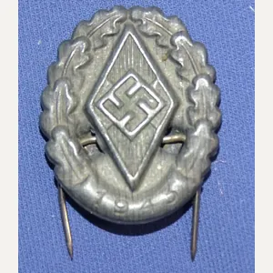 1943 Hitler Youth Sports Award Lapel Pin