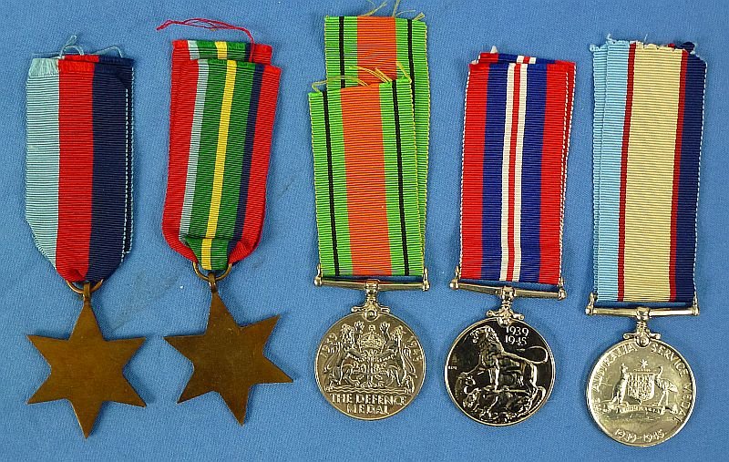 Named WWII Australian Medals Group with Documenation — image 3