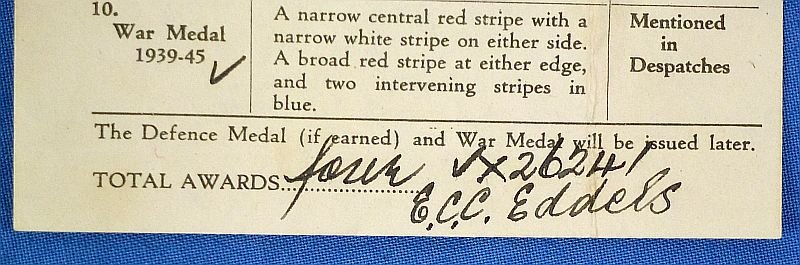 Named WWII Australian Medals Group with Documenation — image 5